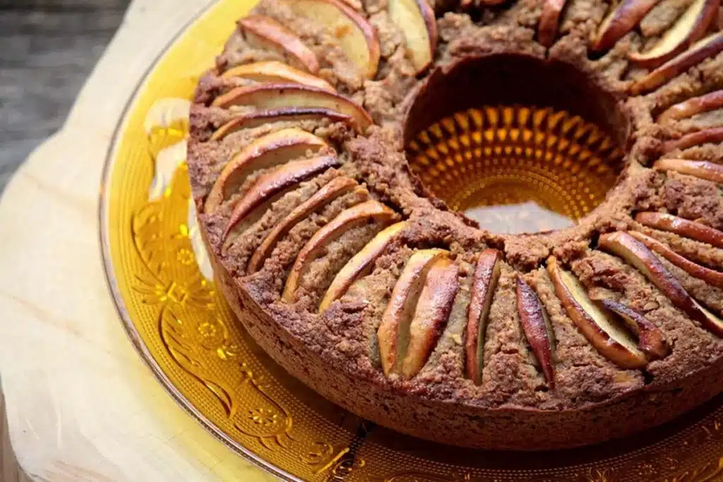 Bolo de Maçã com Aveia Fit