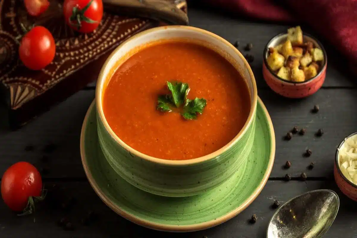 Sopa De Tomate De Forno