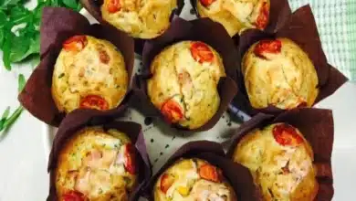 Receita muffins salgados low carb