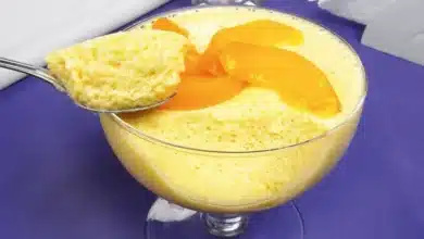 Receita de mousse de pêssego fácil