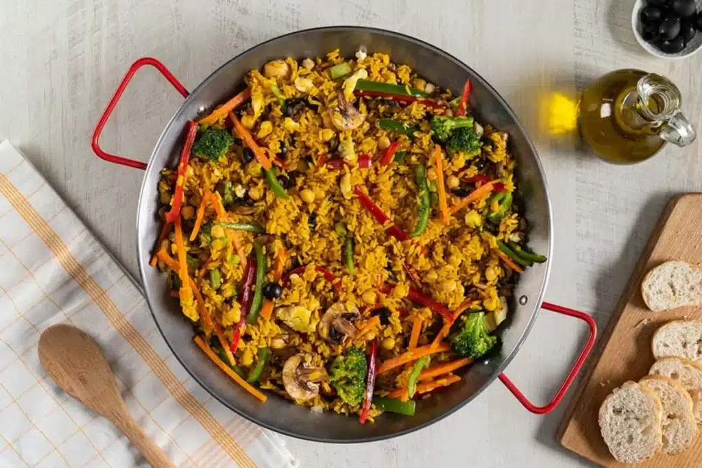 Paella Vegana