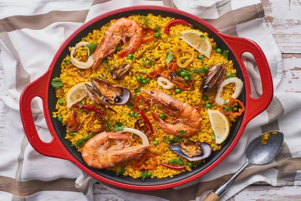 Paella de Frutos do Mar