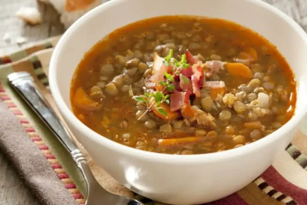 Sopa de Lentilha Fit