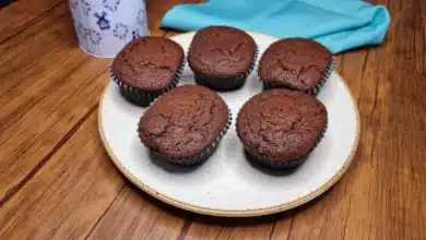 Muffin de Brownie de Chocolate