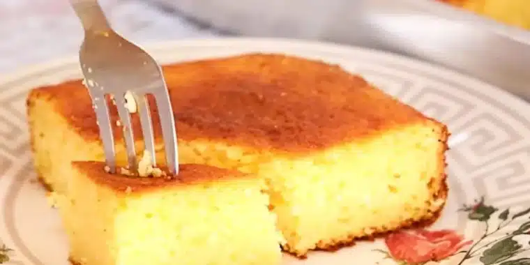 Bolo De Fubá Simples No Liquidificador