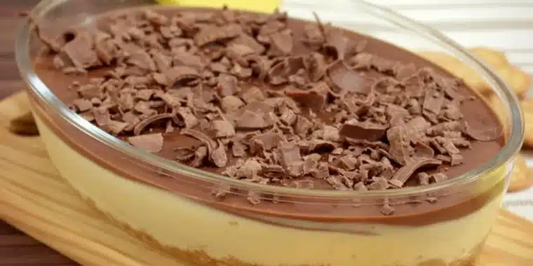 Torta de Sorvete e Brigadeiro na Travessa