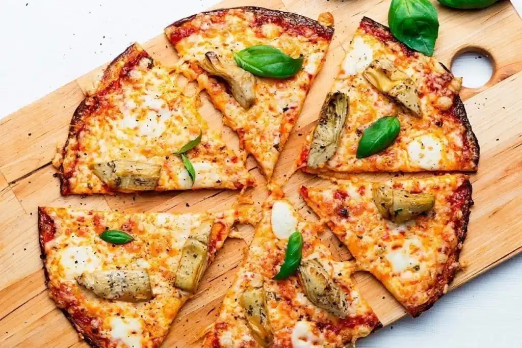 Massa de pizza low carb