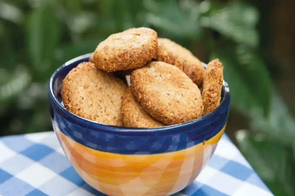 Biscoitinhos de amendoim low carb