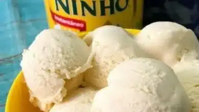 Receita de Sorvete de Leite Ninho