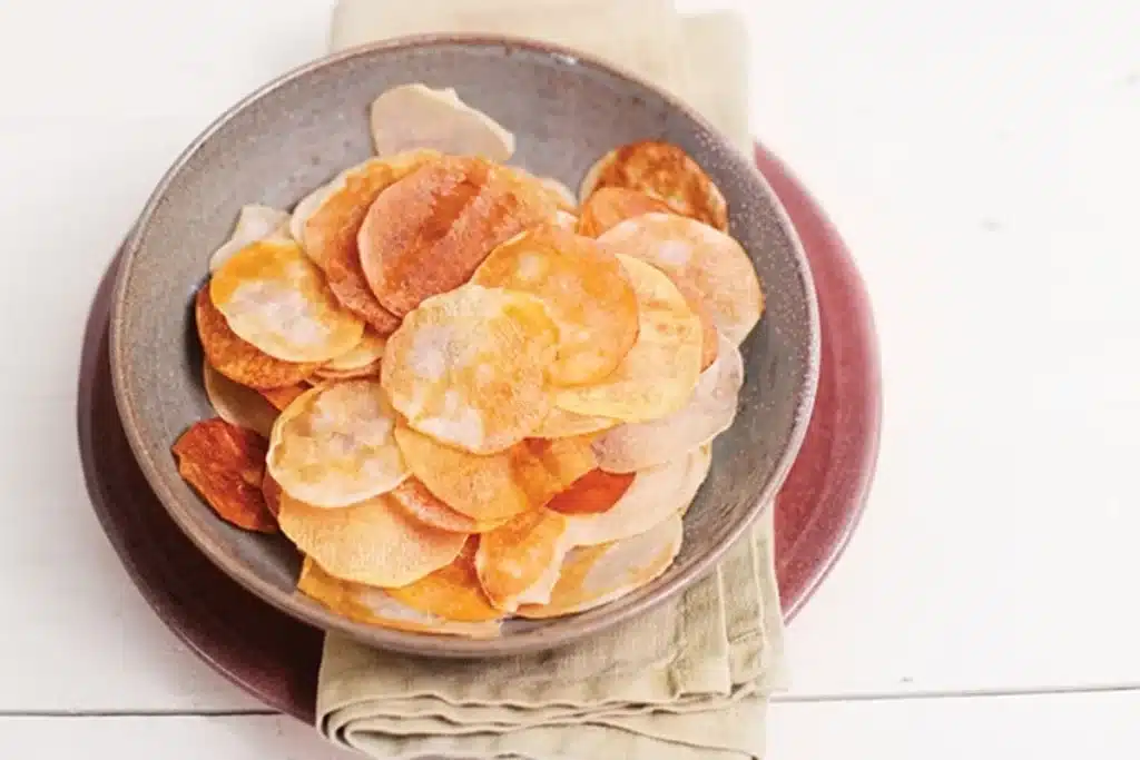 Chips de Inhame na AirFryer