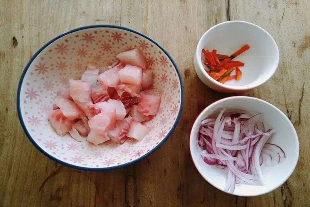 Ceviche de tilápia