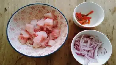 Ceviche de tilápia