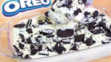 sobremesa gelada de Oreo