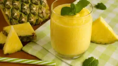 Suco detox de abacaxi