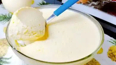 Mousse de Abacaxi com Pedaços