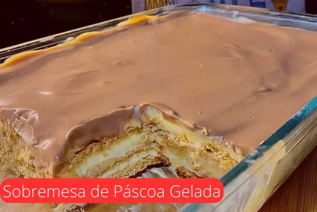 Sobremesa de Páscoa Gelada