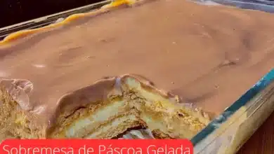 Sobremesa de Páscoa Gelada