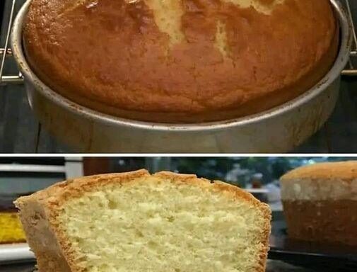 Receita de Bolo de Água Simples e Fofinho