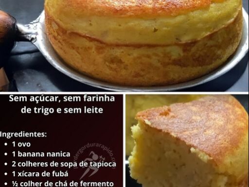 Receita Saudável: Sem Açúcar, Sem Farinha de Trigo e Sem Leite