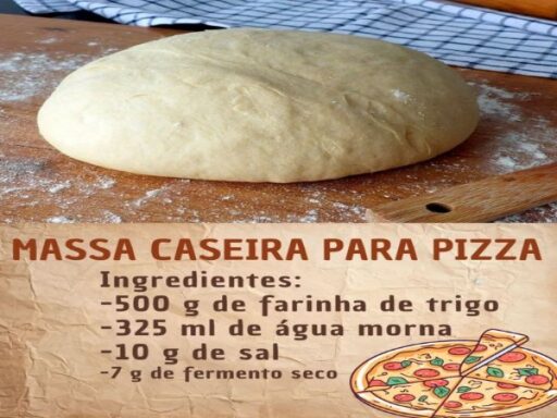 Massa de Pizza Caseira Fácil: Depois que eu Aprendi, Só Faço Assim!