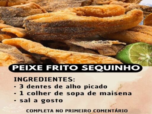 Peixe Frito Sequinho e Crocante: O Segredo Que Vai Te Surpreender!