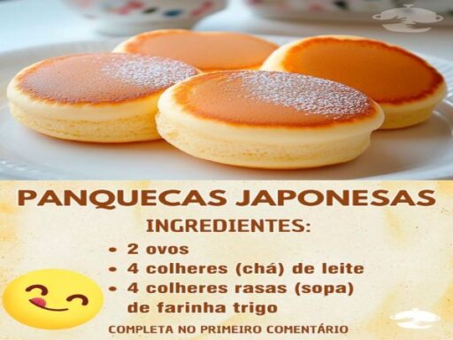 Panquecas Japonesas Fofíssimas! Estou Viciada Nessa Receita