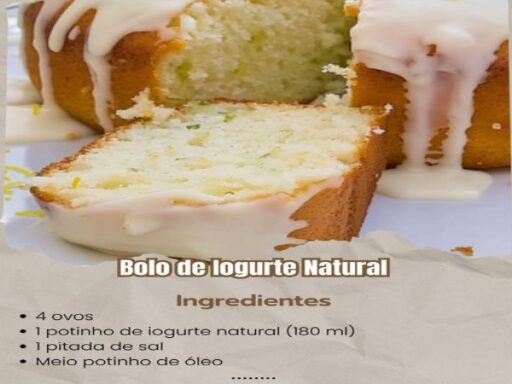 Bolo de Iogurte Natural Fofinho: A Receita que Vai Conquistar Seu Coração