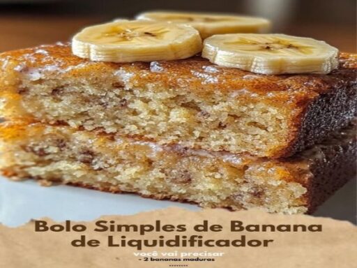 Bolo Simples de Banana de Liquidificador: Rápido e Delicioso!