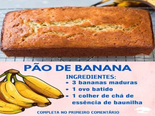 Pão de Banana Incrivelmente Fácil: A Receita que Até Criança Faz!