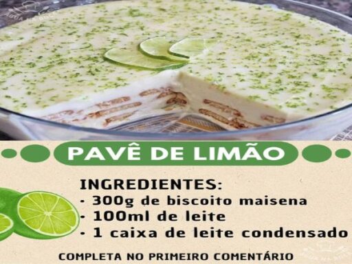 Pavê de Limão Simples: Uma Delícia Refrescante para Todas as Ocasiões!