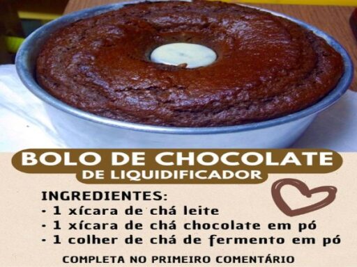 Bolo de Chocolate de Liquidificador Perfeito: Receita Simples e Irresistível!