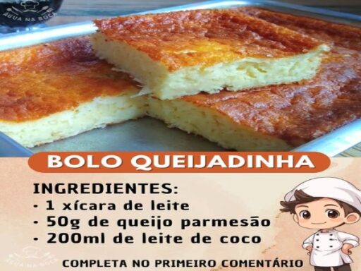 Bolo Queijadinha Cremoso de Liquidificador: Uma Delícia Fácil de Fazer!