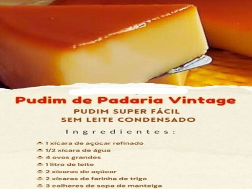 Pudim de Padaria Vintage: A Receita Clássica que Vai Te Encantar!