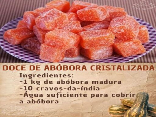 Doce de Abóbora Cristalizado: A Delícia que Vai Te Encantar!