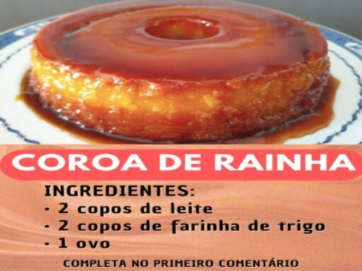 Coroa de Rainha Simples e Divina: O Doce de 3 Minutos que Faz Sucesso no Interior