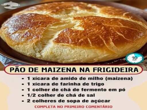 Pão de Maizena de 10 Minutos na Frigideira: Vapt Vupt e Delicioso!