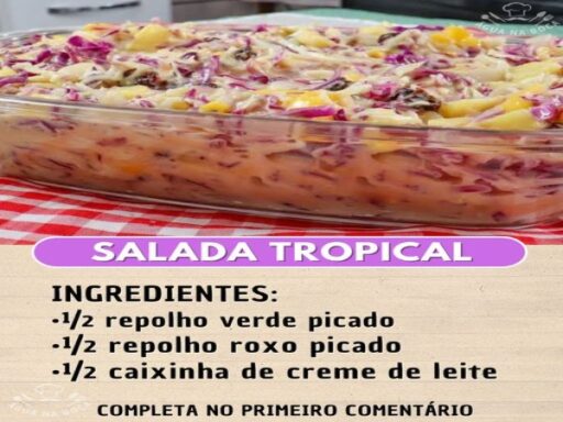 Salada Tropical de Respeito: Refrescante e Incrível para Qualquer Ocasião