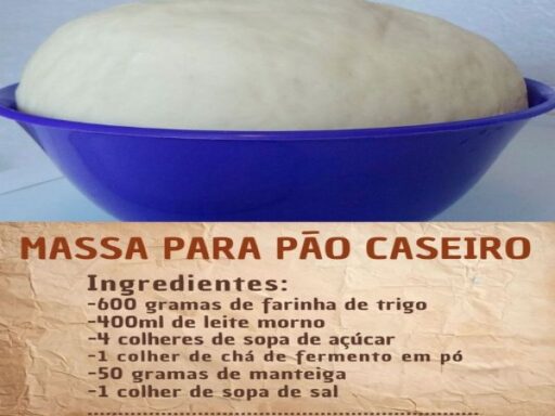 Massa Para Pão Caseiro Fofinho Como Uma Nuvem – O Segredinho Que Vai Te Surpreender!